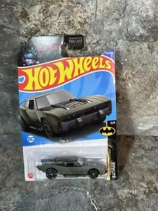 Batmobile The Batman Movie 2022 178/250 Hot Wheels HCW62 Batman 5/5 Matte Green - Picture 1 of 12