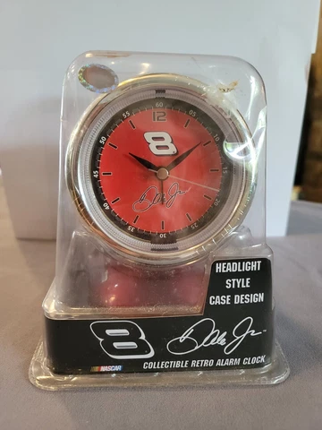 Dale Earnhardt JR. #8 VTG Red Headlight Analog Alarm Clock Cover