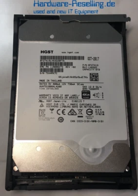 EMC HGST 8TB SAS-3 AF 4Kn 3,5" 12G 7,2K 256MB 118000273-02	005052095	0F27419 - Bild 1 von 2