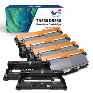 4 TN660 Toner + 2 DR630 Trommeleinheit für Brother HL-L2340DW HL-L2360DW DCP-L2520DW - Bild 1 von 4