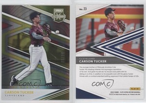 2020 Panini Elite Extra Edition Prime Numbers Gold /24 Carson Tucker #23