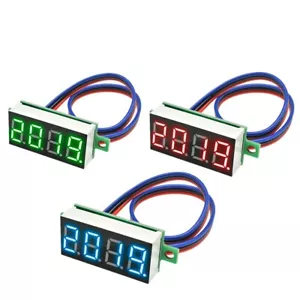 0.36" Digital 4-Digit Voltmeter LED 0-100V Voltage Tester Panel Meter 3-Wire - Picture 1 of 40