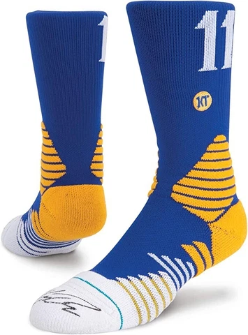 NWT Large 9-12 Stance KT11 Klay Thompson Golden State Warriors Basketball Socks Cover