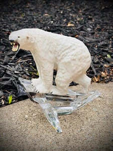 Herr des Eises Eisbär Franklin Mint 1986 Crystal Iceberg Retired - Bild 1 von 10