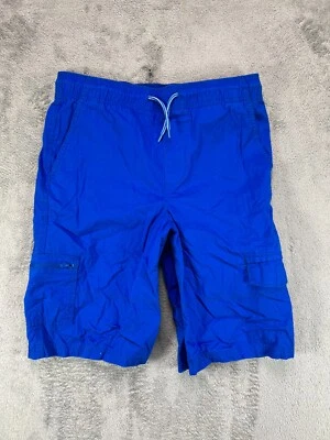 Pantalones Cortos Niños Adolescentes XL 18 Reg Arizona Carga Azul 30 in Sarga 10" Entrepierna Pull On Foto 1 de 4