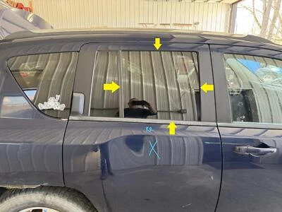 07-17 JEEP BRÚJULA PASAJERO PUERTA TRASERA DERECHA VENTANA CRISTAL SOLAMENTE Foto 1 de 4
