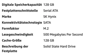 SK Hynix SC311 SATA 128GB - Bild 1 von 2