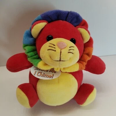 Vintage Braun Thermoscan Gund Lion Plush Chime Baby Rattle Toy Stuffed Animal(2) - Image 1 of 4