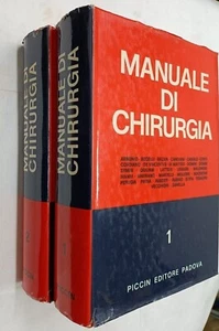 MANUALE DI CHIRURGIA DUE VOLUMI  - AAVV - PICCIN - 1977 - Picture 1 of 2