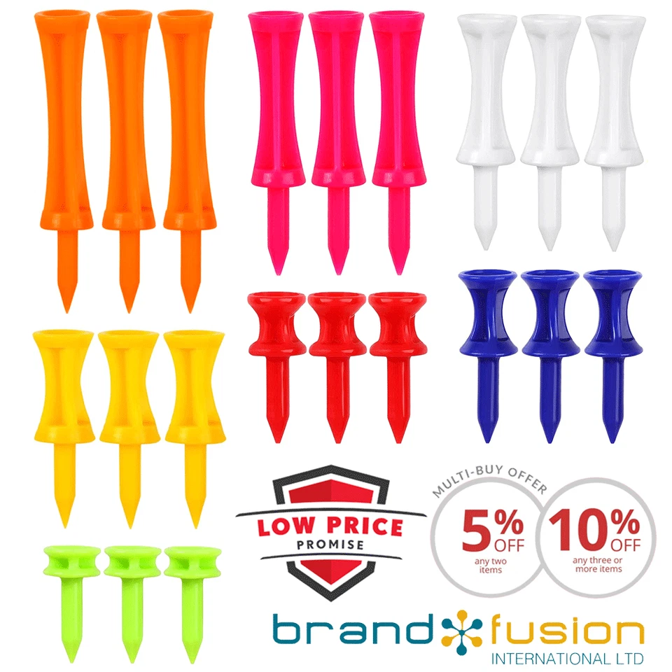 FUSION GOLF CASTLE TEES / ALL COLOURS & SIZES / BUMPER PACKS +10% OFF 2 OR MORE - Image 1 of 1