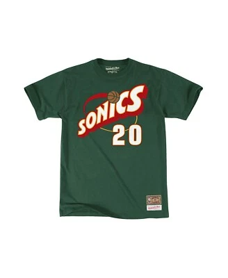 Camiseta deportiva pequeña Gary Payton Seattle SuperSonics Sonics Mitchell & Ness nueva con etiquetas Foto 1 de 2