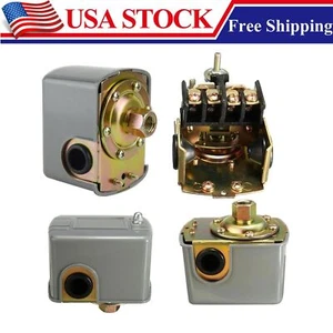 40-60 PSI Well Water Pump Pressure Control Switch Adjustable Double Spring Pole - Picture 1 of 13