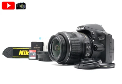 [ MINT ] Nikon D3200 24.2MP DSLR Camera w/ AF-S 18-55mm G Shutter Count : 2200 - Image 1 of 4