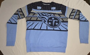 Officially Licensed NFL Titans Bluetooth LightUp Sweater Ugly Sweater Large - Picture 1 of 10