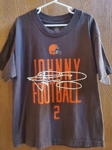 GUC Size 8 Youth Small NFL Cleveland Browns Johnny Football Manziel #2 T-shirt - Picture 1 of 2