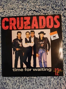 Cruzados: Time For Waiting. 12" Vinyl Record Single 1987 Promo Copy ADP-9655 - Picture 1 of 7