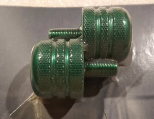 TERMINALI MANUBRIO ER6 Z 750 1000 ZX6R ERGAL VERDE DELLA LIGHTECH KTMK - Foto 1 di 5