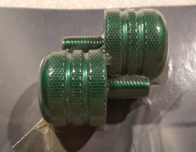 TERMINALI MANUBRIO KAWASAKI ER6 Z 750 1000 ZX6R ERGAL VERDE DELLA LIGHTECH KTMK - Immagine 1 di 4