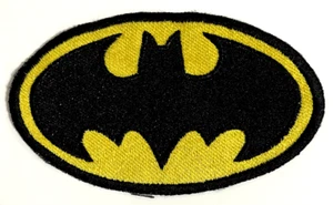 5" Batman Bat Signal Logo DC Comics Patch Halloween Costume - Picture 1 of 2