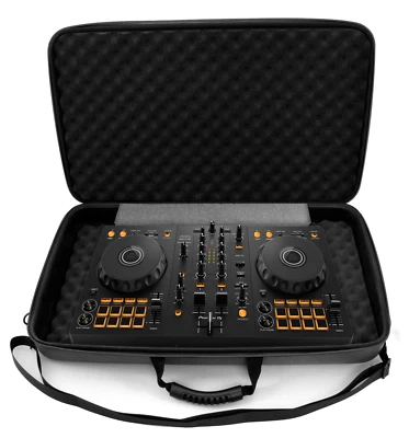 CM Studio Case Fits Pioneer DDJ-FLX4 2 Deck Rekordbox 400 in Case Only, Black - Image 1 of 4
