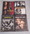 Outbreak; Survivor; Swordfish & Proof Of Life DVDs. Entertainment. All Tested 