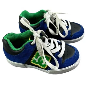 DC Skate Shoes Youth Boys 12.5Y Blue White Green Pure Manteca Sk8r - Picture 1 of 16
