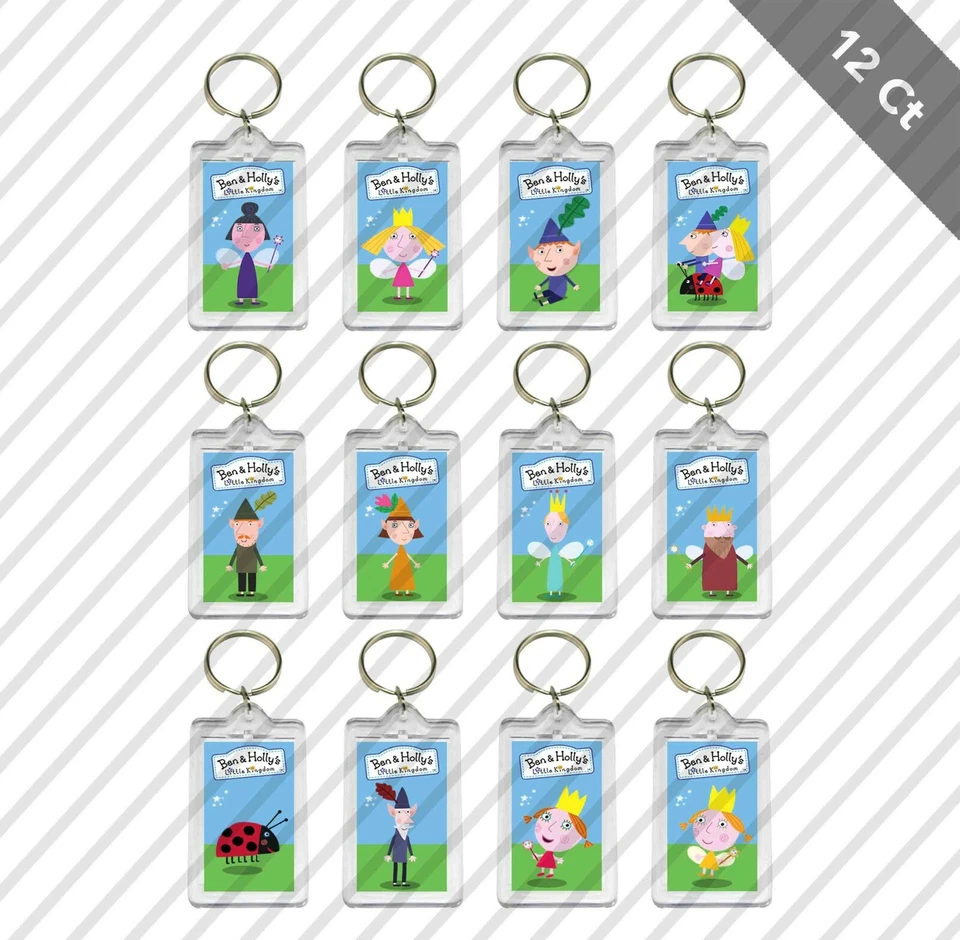 12 Ben Holly Little Kingdom Llavero Niños Fiesta de Cumpleaños Favor Bolsa Relleno Foto 1 de 1