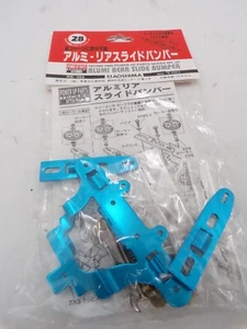 Aoshima 1/32 Mini 4WD Upgrade Part 28 Blue Alumi Rear Slide Bumper Tamiya - Picture 1 of 3