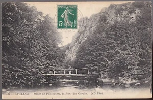 AVALLON 89 Route de PONTAUBERT le Pont des Gardes CPA écrite le 12 octobre 1912 - Picture 1 of 2