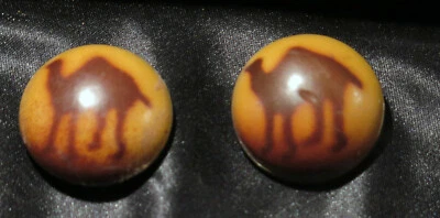 Set of 2 Camel Buttons - Image 1 of 2