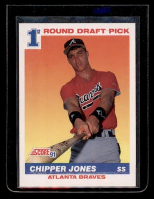 1991 Score #671 Chipper Jones RC (ref 227844) - Image 1 of 2