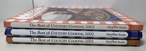 The Best of Country Cooking Cookbooks, 2001, 2002, 2003 (lot of 3) - Picture 1 of 4