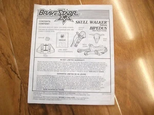 BRAVESTARR Oldtimer TOTENKOPF LAUFLERNWAGEN Anleitung 1986 gebraucht Portonachlass - Bild 1 von 7