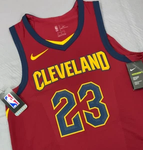 New Nike Lebron James Cleveland Cavaliers Sewn Authentic Jersey Sz 44 M RARE - Picture 1 of 14
