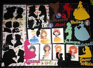 Kit de álbum de recortes DISNEY PRINCESS - ¡Set A! Project Life, troqueles de papel Belle Ariel - Imagen 1 de 4