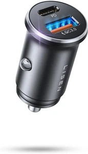 Car Charger Super Mini Fast USB C Car Charger PD 36W&QC3.0 18W Dual Port Car Cha - Picture 1 of 12