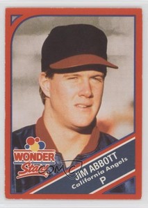 1990 Wonder Bread Stars Food Issue Jim Abbott #3