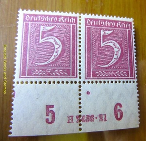 EBS Germany 1921 - Numerals - Ziffern - Michel 158 HAN H 2486.21 - MNH** - Picture 1 of 1