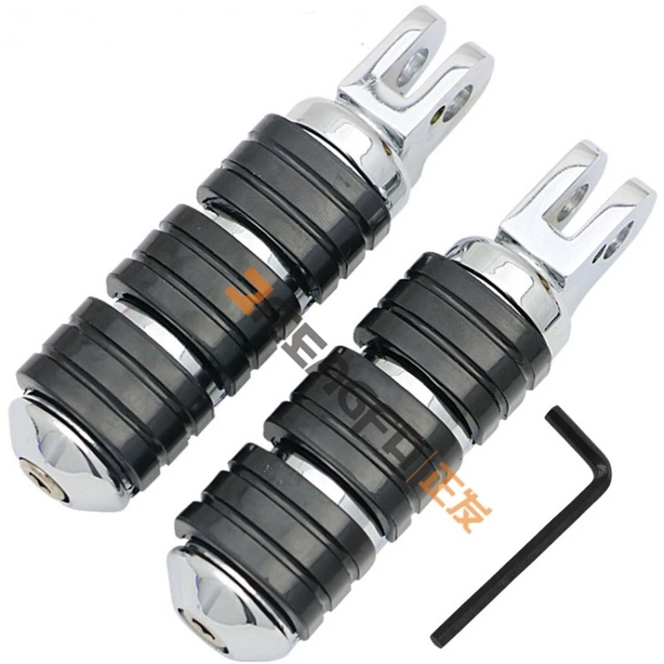 Rear Foot Pegs Footrest for Triumph Bonneville SE 1996-2001 T100 2002-2013 120 Foto 1 de 3