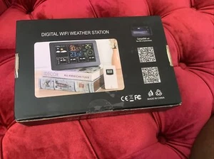 Smart WiFi Weather Station Digital Thermometer Hygrometer with Outdoor Sensor EU - Picture 1 of 12