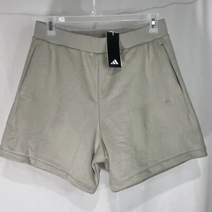 Pantaloncini Adidas Performance Basketball Scamosciati IN7701 Grigio Sesamo Taglia Large Nuovi - Foto 1 di 8