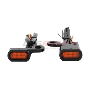 For Harley Dyna 1999-17 LED Turn Signal Light Mini Indicator Light Blinker Amber - Picture 1 of 6