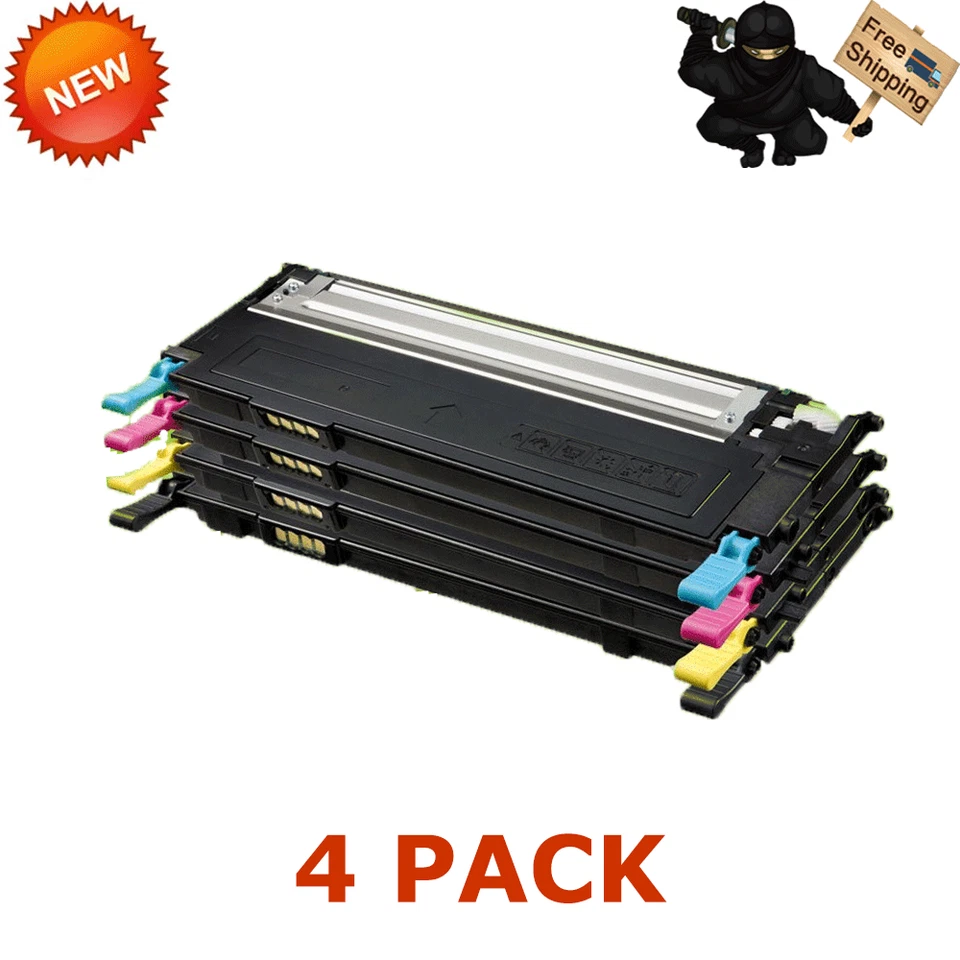 4 CLT-409S CMYK цвет тонер набор для Samsung CLP-310 CLP-315W CLX-3175FW CLX-3175 - Изображение 1 из 1