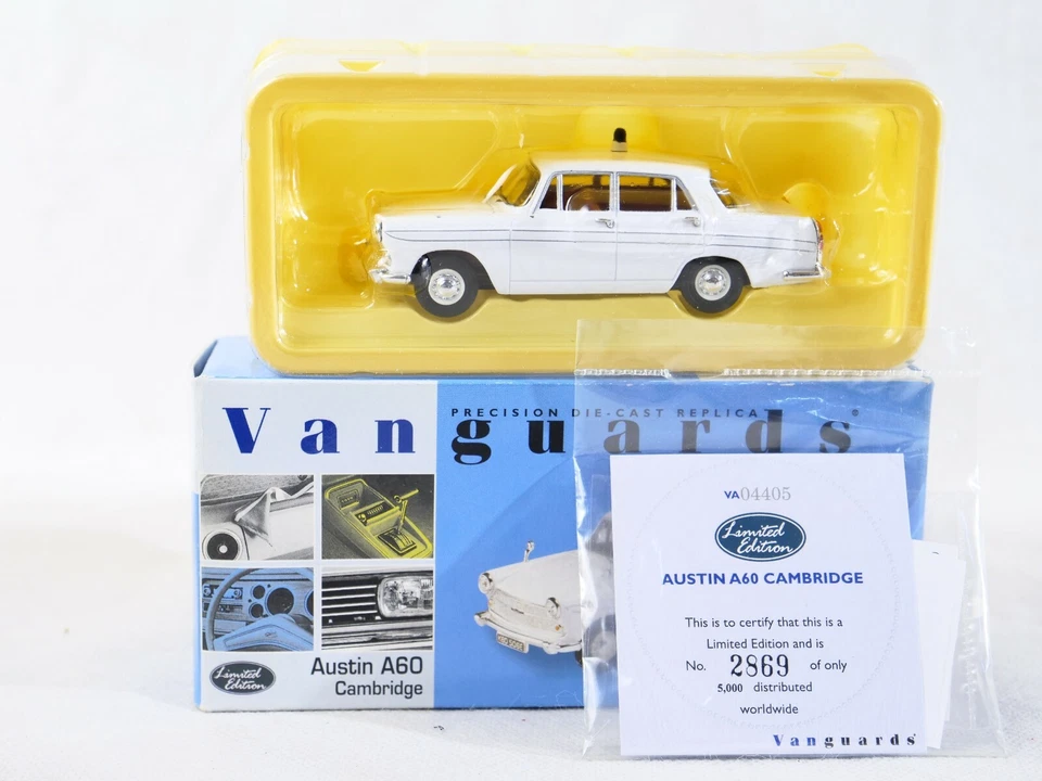 Vanguards N° VA04405 Austin A60 Cambridge Cardiff City Policía 1/43 Nuevo - Imagen 1 de 4