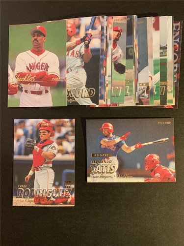 1997 Fleer Texas Rangers Team Set 26 Cards Fernando Tatis RC | eBay