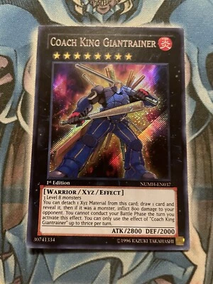 Coach King Giantrainer NUMH-EN037 Number Hunters 1st Edition - Image 1 of 4