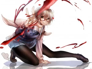 V6408 Beyond the Boundary Mirai Kuriyama Anime Manga Decoración PÓSTER DE PARED IMPRESIÓN REINO UNIDO - Imagen 1 de 13