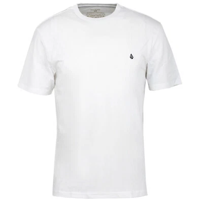 Volcom Stone Blanks BSC T-Shirt white - Volcom Basic Shirt mit Stone Logo - Bild 1 von 3