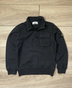 Stone Island junior 1/4 zip rare sweatshirt 8 age - Picture 1 of 11