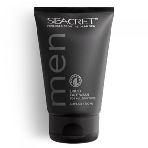 SEACRET™ Mens Liquid Face Wash Oil Control Dead Sea Skincare Moisturising 100 mL